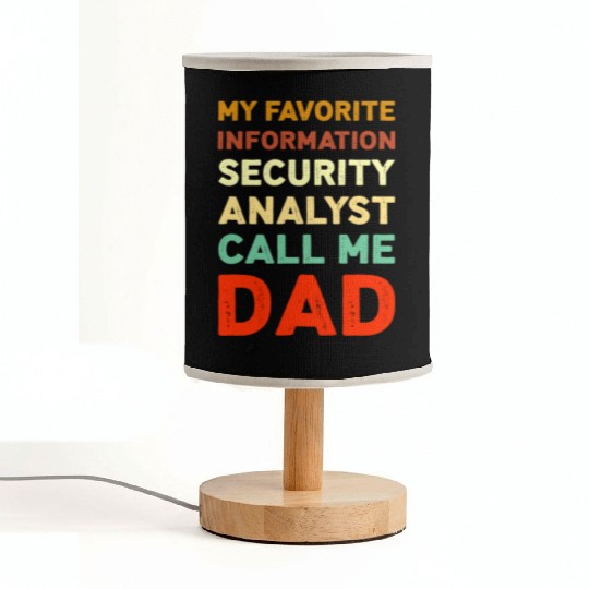My Favorite Information Security Analyst Fabric Lamps