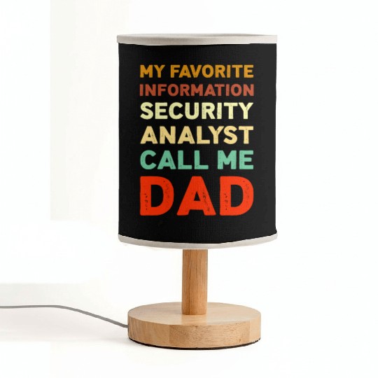 My Favorite Information Security Analyst Fabric Lamps