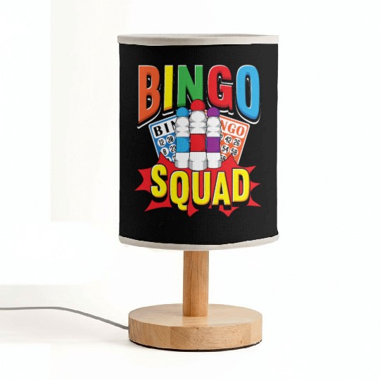 Bingo Squad Fabric Lamps