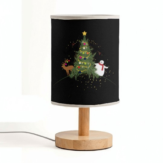 Christmas Holly Jolly Fabric Lamps