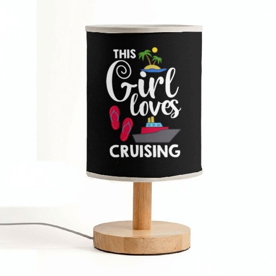 Cruise Ship Vacation Trip Party Sailing Boating Fabric Lamps
