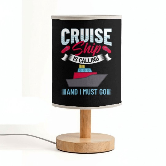 Cruise Ship Vacation Trip Party Sailing Boating Fabric Lamps
