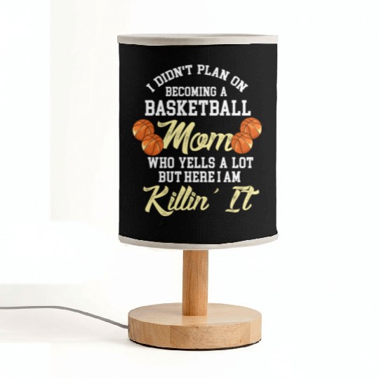 Basketball Mom Fabric Lamps