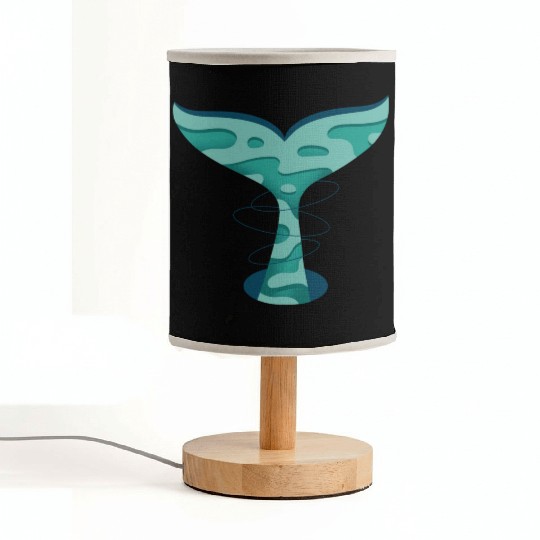 Whale Tail Fabric Lamps