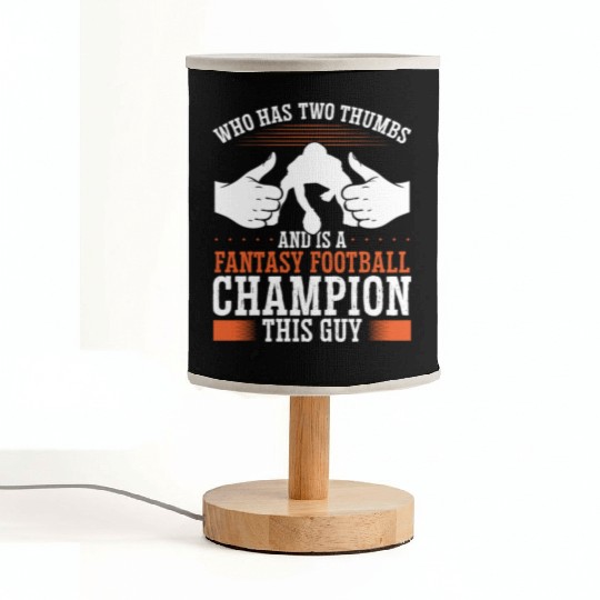Fantasy Football Championship Winner Team Trophy Fabric Lamps