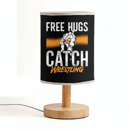 Catch Wrestling Free Hugs Wrestler Fight Grappling Fabric Lamps