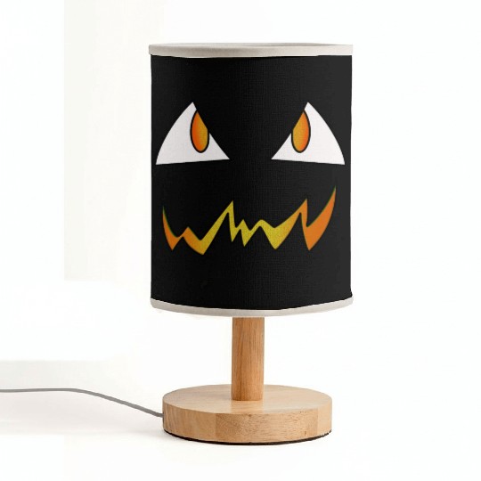 Jack O Lantern Face Fabric Lamps