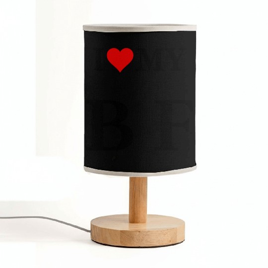 I Love My Boyfriend Classic Fabric Lamps I