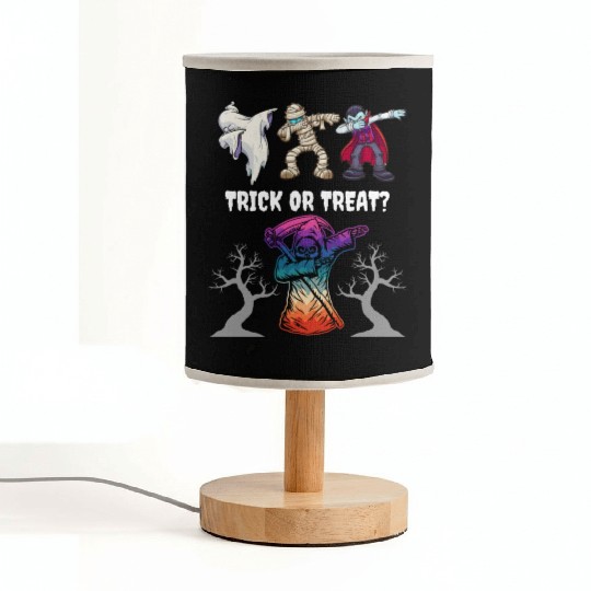 Halloween dabbing Trick or Treat October pumkin 1 Fabric Lamps