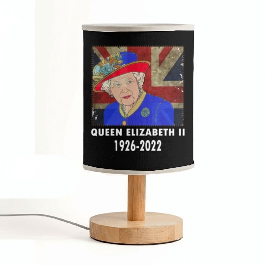 Queen Elizabeth II - rip Queen Elizabeth II - rest Fabric Lamps
