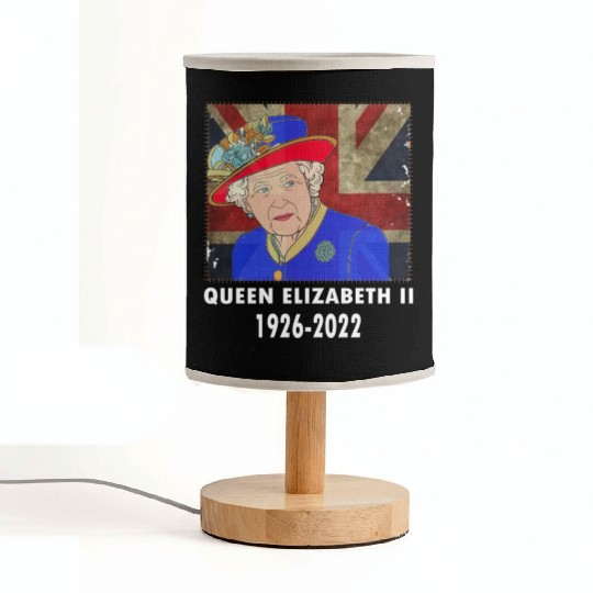 Queen Elizabeth II - rip Queen Elizabeth II - rest Fabric Lamps