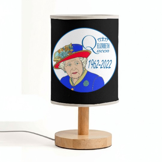 Queen Elizabeth II - rip Queen Elizabeth II - rest Fabric Lamps