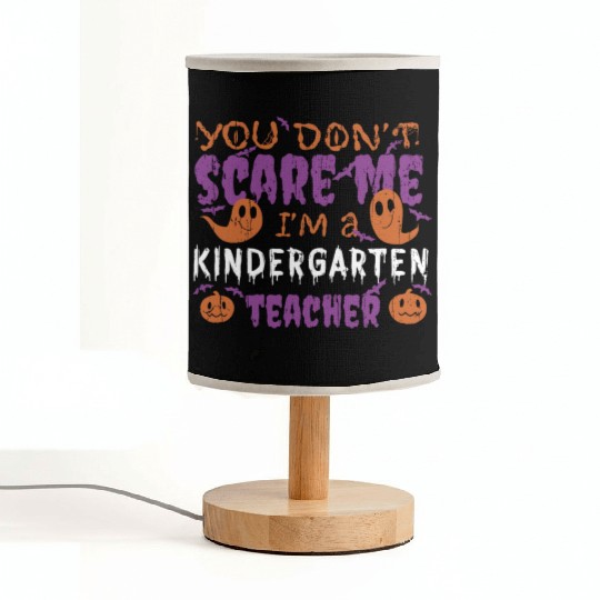 Ghost Pumpkin Kindergarten Teacher Halloween Fabric Lamps