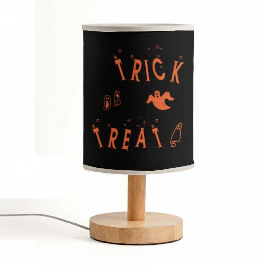 Halloween trick or treat spirit ghostoctober 31th Fabric Lamps