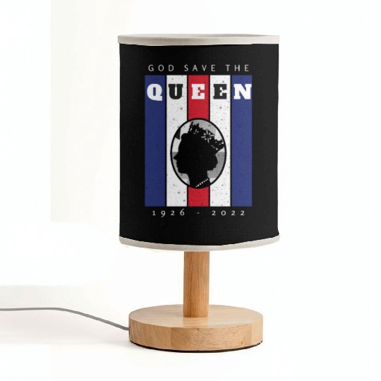 Queen Elizabeth II RIP 1926 2022 Fabric Lamps