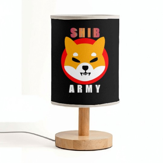 Shiba army Fabric Lamps