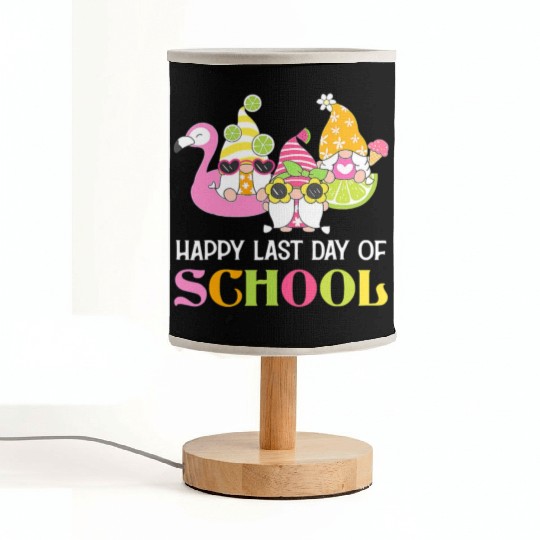 Happy Last Day Of School Teacher Student Graduatio Fabric Lamps