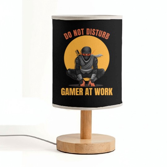 Do Not Disturb Gamer At Work-Gaming Lover Fabric Lamps