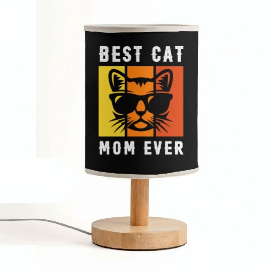 Cat Mom Fabric Lamps