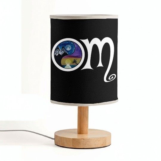 OM Ying Yang Fabric Lamps