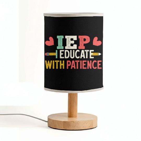 Encourage Progress Special Education Teacher Life Fabric Lamps