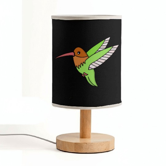 A Sweet Hummingbird Fabric Lamps