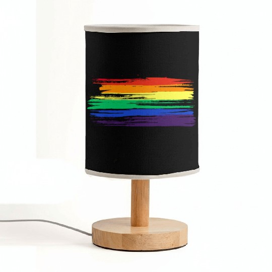 LGBTQ Flag Rainbow Statement Gay Pride CSD Fabric Lamps