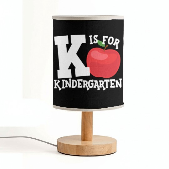 K Is For Kindergarten Teacher Back To School Fabric Lamps