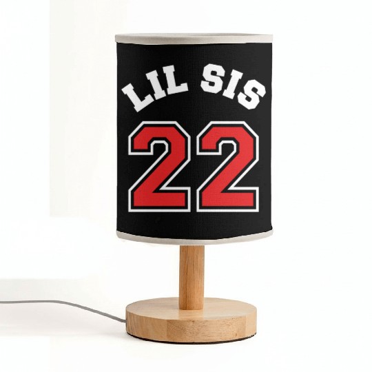 Lil Sis 2022 Little Sister Baby Family Birth Child Fabric Lamps