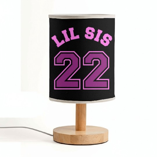 Lil Sis 2022 Little Sister Baby Family Birth Child Fabric Lamps
