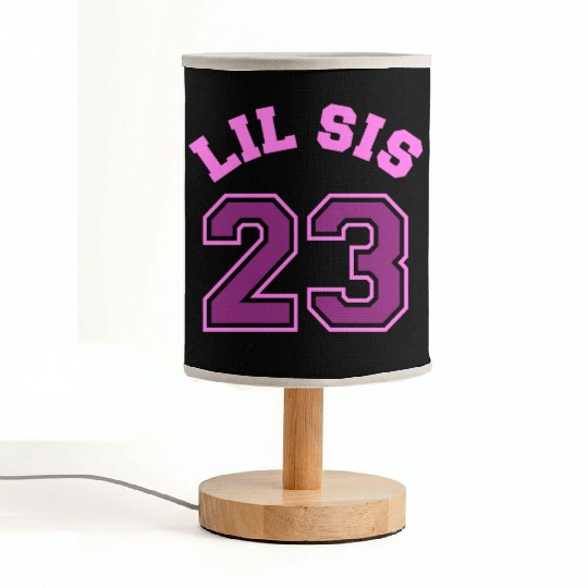 Lil Sis 2023 Little Sister Baby Family Birth Child Fabric Lamps