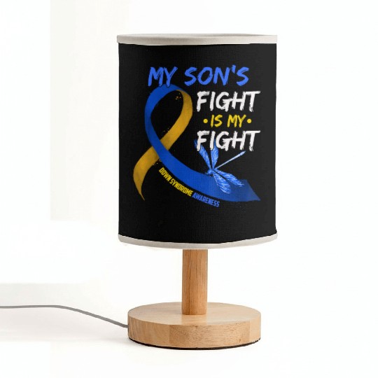 My Son s Fight Is My Fight Down Syndrome Awareness Fabric Lamps