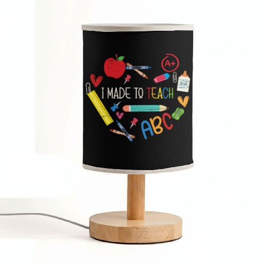 Made To Teach University Students School Teacher Fabric Lamps
