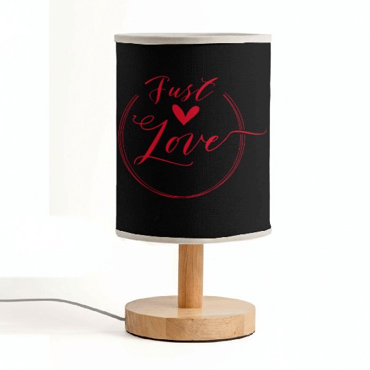 just love red heart Fabric Lamps