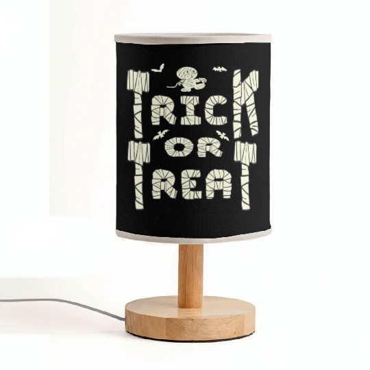 Trick or treat funny mummy Fabric Lamps