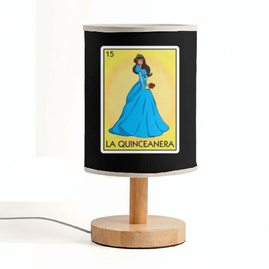 La Quinceanera Card Mexican Lottery Quinceanera Fabric Lamps