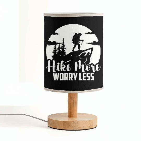 Mountaineering Hiking Hiking Vacation Hiker Fabric Lamps