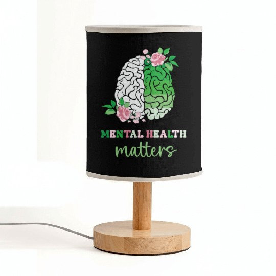 Green and Pink : Mental Health Matters Fabric Lamps