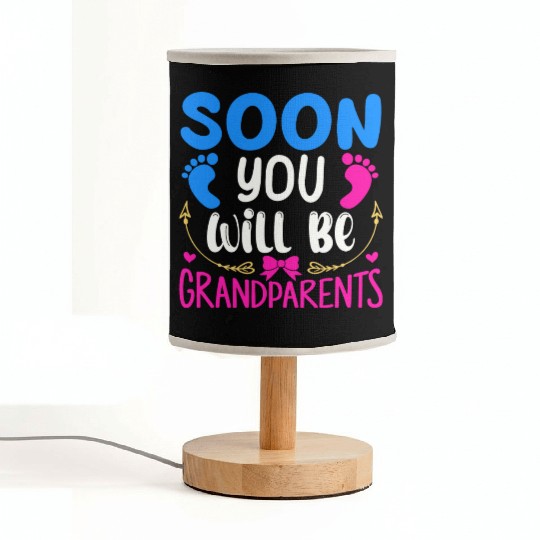 We Will Become Grandparents, Be Grandparents Fabric Lamps