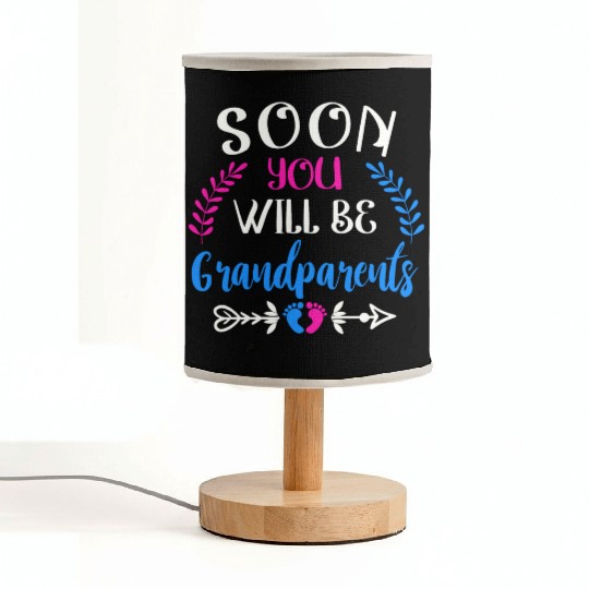 We Will Soon Become Grandparents, Be Grandparents Fabric Lamps