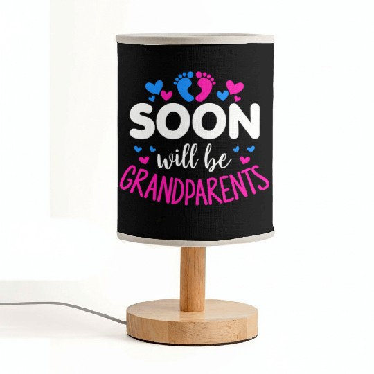 We Will Soon Become Grandparents, Be Grandparents Fabric Lamps