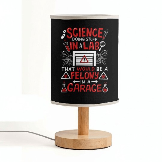 Science Stuff In A Laboratory Chemical Experiment Fabric Lamps