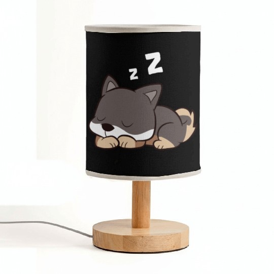 Shikoku Dog Sleeping Kochi-Ken Dog Japan Shikoku Fabric Lamps