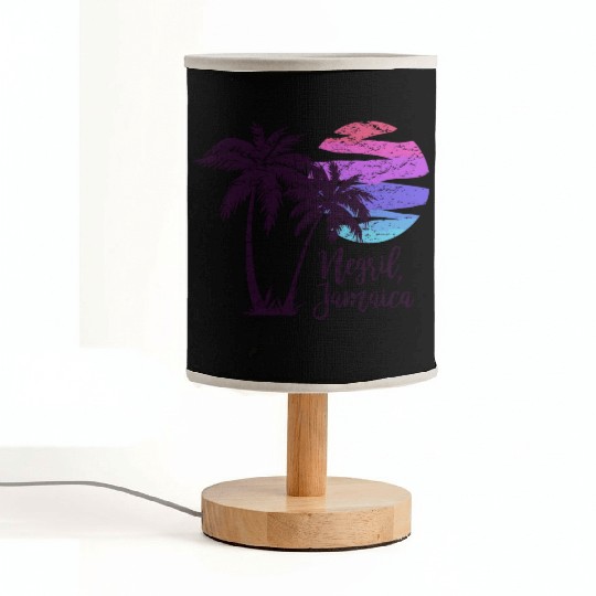 Negril Jamaica Beach Lover Spring Break Cruise Vac Fabric Lamps