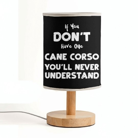 If You Don't Have One Cane Corso... Fabric Lamps