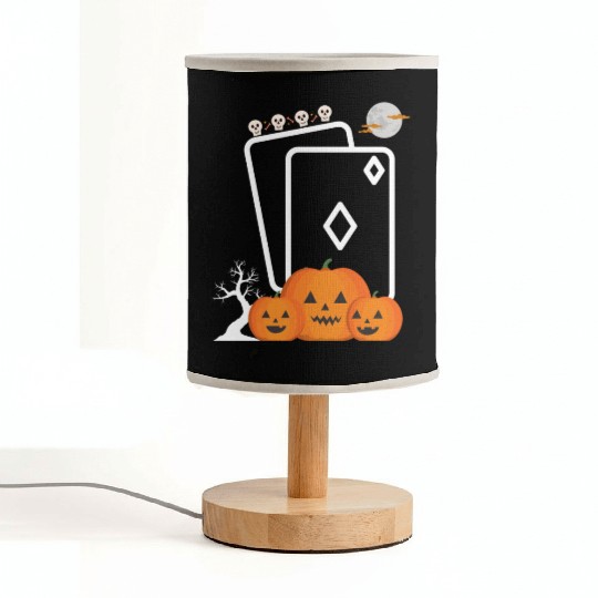 playing card Pumpkin halloween Fabric Lamps