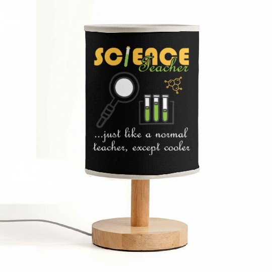 Chemistry Physics Biology Funny Science Teacher Fabric Lamps
