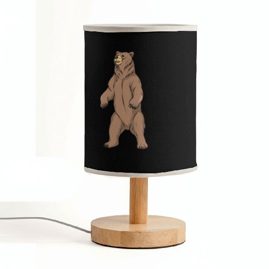 grizzly bear Fabric Lamps