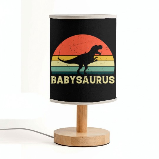 Baby Saurus Newborn Baby Dinosaur Cute Baby Dino B Fabric Lamps