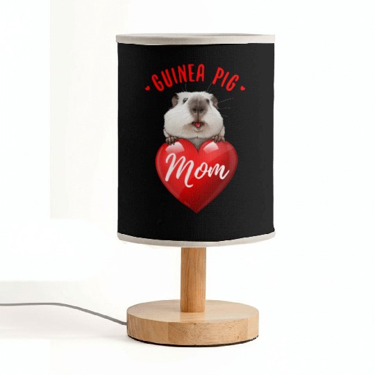 Guinea Pig Mom - Mother - Love Fabric Lamps